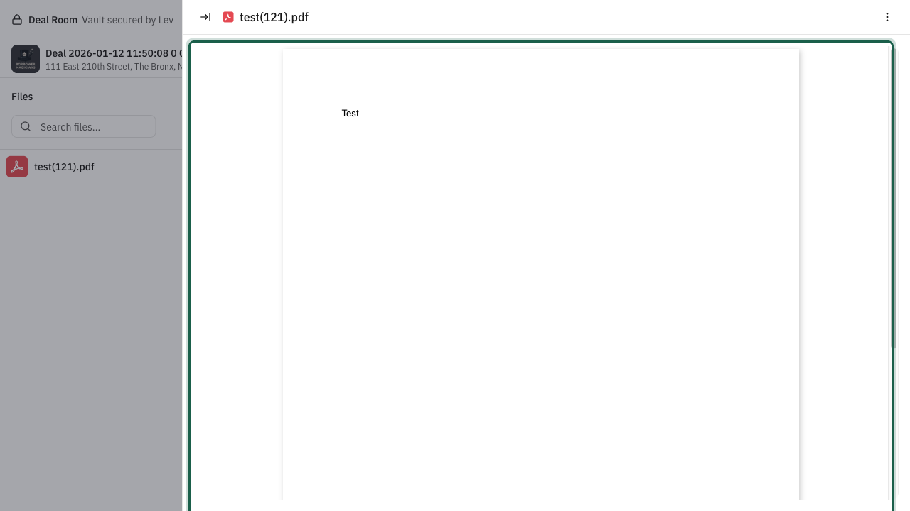 Document viewer showing PDF preview